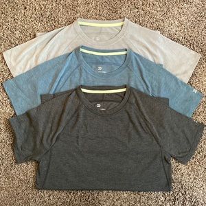 Bundle of three all in motion t-shirts